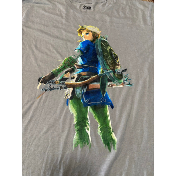 Zelda Breath of the Wild Link T-Shirt - Picture 2 of 4